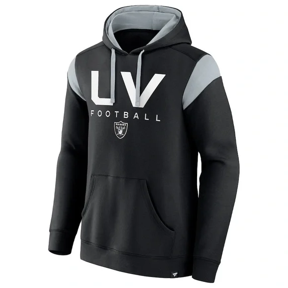 3XL Black LV Football Hoodie - Picture 2 of 4